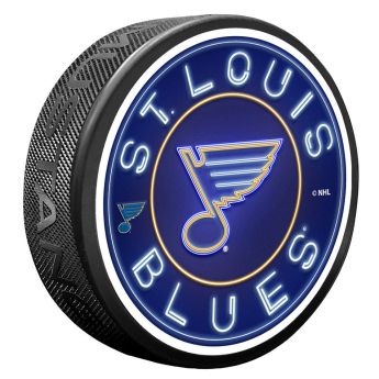 St. Louis Blues puc Neon