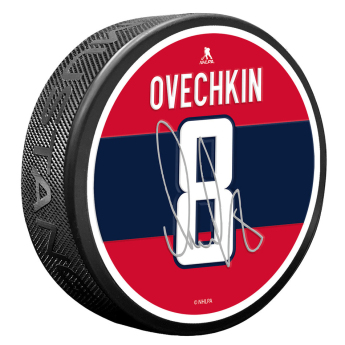 Washington Capitals puc Replica Signature - Alex Ovechkin