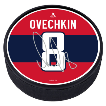 Washington Capitals puc Replica Signature - Alex Ovechkin