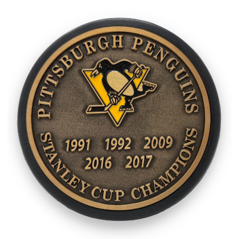 Pittsburgh Penguins puc Stanley Cup Years Gold Medallion