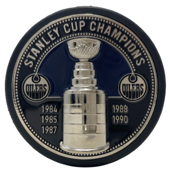 Edmonton Oilers puc Ultra 3D Stanley Cup Medallion