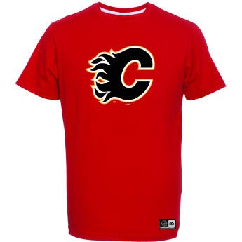 Calgary Flames tricou de bărbați Logo red