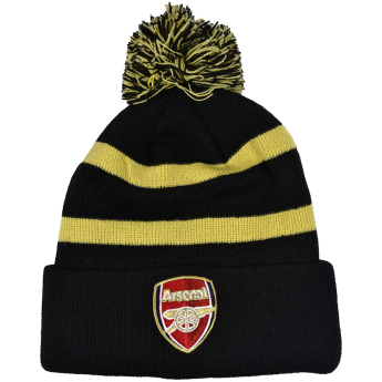 FC Arsenal căciulă de iarnă Bobble Stripe gold