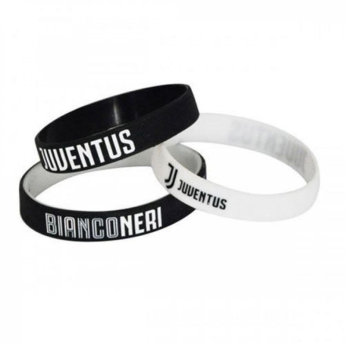 Juventus Torino brățară de cauciuc 3pack Silicone