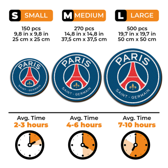 Paris Saint Germain puzzle din lemn Crest 270 pcs