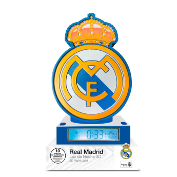 Real Madrid ceas deşteptător with a lamp