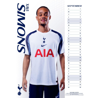 Tottenham Hotspur calendar 2026