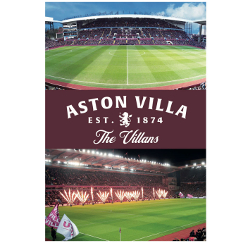 Aston Villa urări pentru ziua de naștere 3D Lenticular