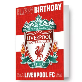 FC Liverpool urări pentru ziua de naștere 3D Lenticular