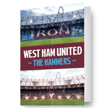 West Ham United urări pentru ziua de naștere 3D Lenticular