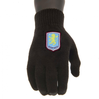 Aston Villa mănuși de bebeluși Knitted Gloves Junior