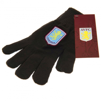 Aston Villa mănuși de bebeluși Knitted Gloves Junior