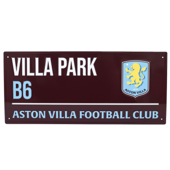 Aston Villa semn pe perete Colour Street