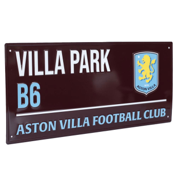 Aston Villa semn pe perete Colour Street