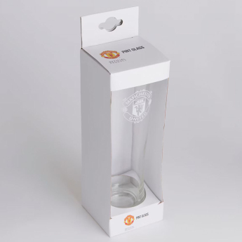 Manchester United pahare Mono Crest Tall Beer Glass
