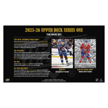 NHL cutii Cărți de hochei NHL 2025/26 Upper Deck Series 1 Hobby Box
