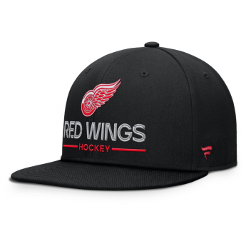 Detroit Red Wings șapcă flat Authentic Pro A/Cap Flat Brim Square Visor Structured Adjustable