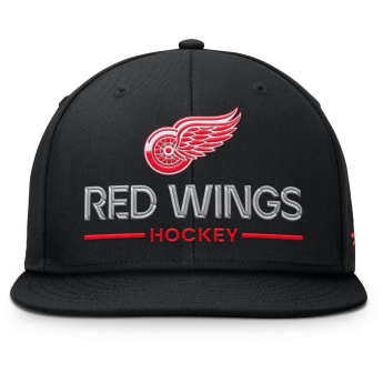 Detroit Red Wings șapcă flat Authentic Pro A/Cap Flat Brim Square Visor Structured Adjustable