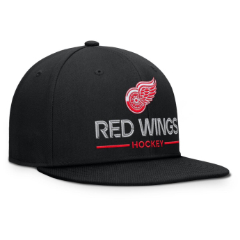 Detroit Red Wings șapcă flat Authentic Pro A/Cap Flat Brim Square Visor Structured Adjustable