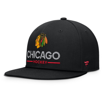 Chicago Blackhawks șapcă flat Authentic Pro A/Cap Flat Brim Square Visor Structured Adjustable