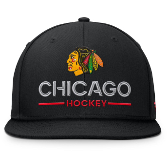 Chicago Blackhawks șapcă flat Authentic Pro A/Cap Flat Brim Square Visor Structured Adjustable
