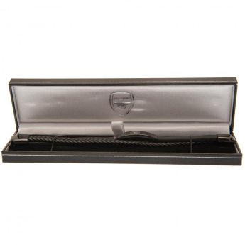 FC Arsenal brățară de piele Black IP Leather Bracelet