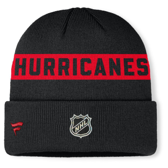 Carolina Hurricanes căciulă de iarnă Authentic Pro A/Cap Cuffed inscription