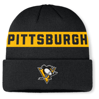 Pittsburgh Penguins căciulă de iarnă Authentic Pro A/Cap Cuffed inscription