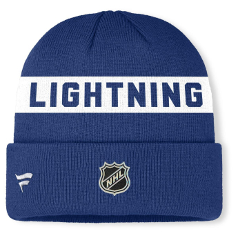 Tampa Bay Lightning căciulă de iarnă Authentic Pro A/Cap Cuffed inscription