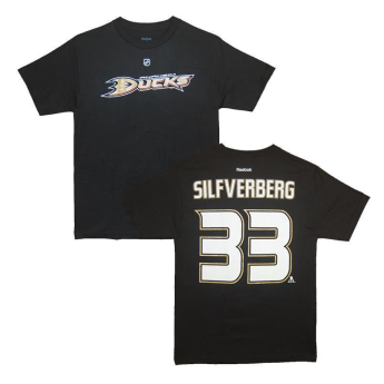 Anaheim Ducks tricou de bărbați #33 Jakob Silfverberg black