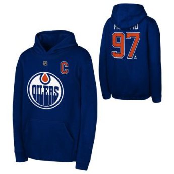 Edmonton Oilers hanorac cu glugă pentru copii Connor McDavid Flat Captains N&N Flc Hood