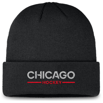 Chicago Blackhawks căciulă de iarnă Authentic Pro A/Cap Cuffed Beanie