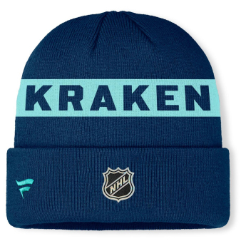Seattle Kraken căciulă de iarnă Authentic Pro A/Cap Cuffed inscription