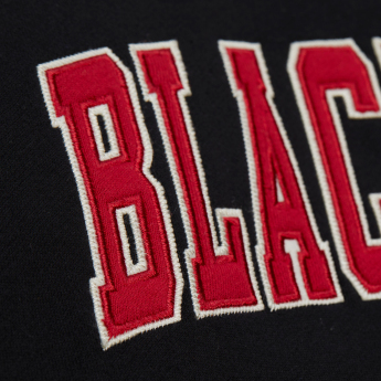 Chicago Blackhawks hanorac de bărbați cu glugă Courtside Fleece Button Front Vintage Logo