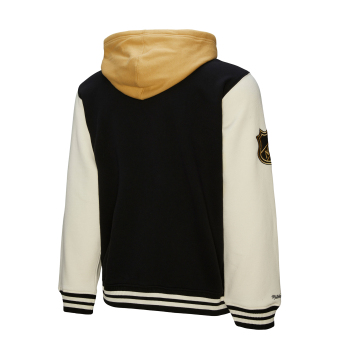 Vegas Golden Knights hanorac de bărbați cu glugă Courtside Fleece Button Front Vintage Logo