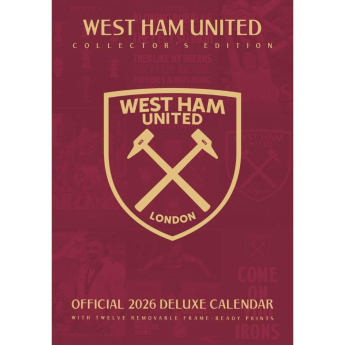 West Ham United calendar Deluxe 2026