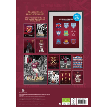 West Ham United calendar Deluxe 2026