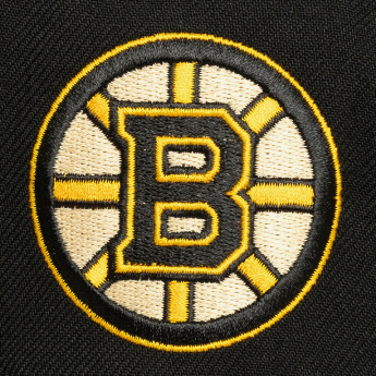 Boston Bruins șapcă flat Cream Script Snapback black
