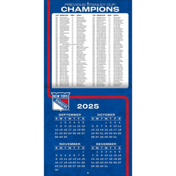 New York Rangers calendar 2026 Wall