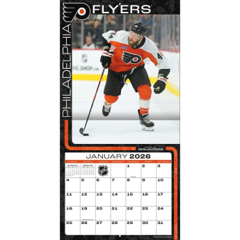 Philadelphia Flyers calendar 2026 Wall