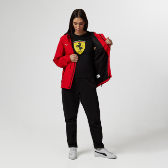 Ferrari geacă de bărbați cu glugă Rain Red F1 Team 2023