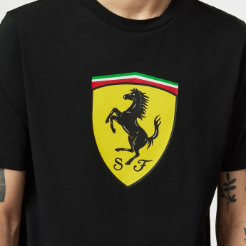 Ferrari tricou de bărbați Shield black F1 Team 2023