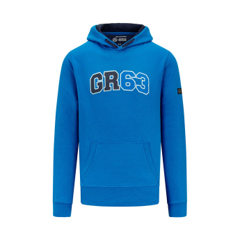 Mercedes AMG Petronas hanorac de bărbați cu glugă George Russell blue F1 Team 2023