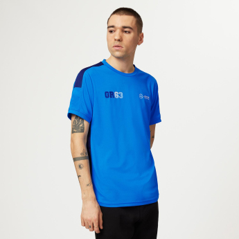 Mercedes AMG Petronas tricou de bărbați George Russell Sports blue F1 Team 2023