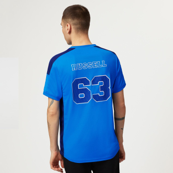 Mercedes AMG Petronas tricou de bărbați George Russell Sports blue F1 Team 2023