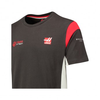 Haas F1 tricou de bărbați grey 2017