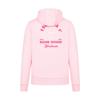 Formula 1 hanorac de bărbați cu glugă RDW Hoody Primrose Pink F1 2024