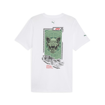 Formula 1 tricou de bărbați Mexico GP white 2024