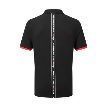 Toyota Gazoo Racing tricou polo GR Logo black 2024