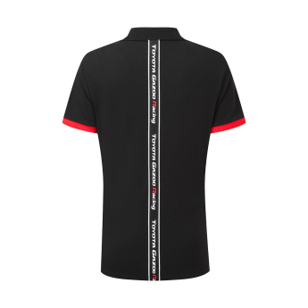 Toyota Gazoo Racing tricou polo de damă GR Logo black 2024
